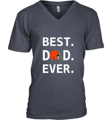 Best Cleveland Browns Dad Best Dad Ever NFL Football Fathers Day Men's V-Neck T-Shirt Men's V-Neck T-Shirt - amzapparel
