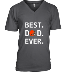 Best Cleveland Browns Dad Best Dad Ever NFL Football Fathers Day Men's V-Neck T-Shirt Men's V-Neck T-Shirt - amzapparel