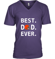 Best Cleveland Browns Dad Best Dad Ever NFL Football Fathers Day Men's V-Neck T-Shirt Men's V-Neck T-Shirt - amzapparel
