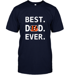 Best Cincinnati Bengals Dad Best Dad Ever NFL Football Fathers Day Men's T-Shirt