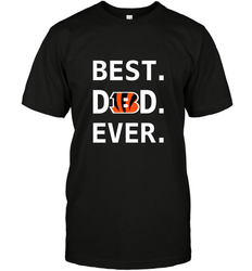 Best Cincinnati Bengals Dad Best Dad Ever NFL Football Fathers Day Men's T-Shirt