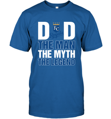 Kansas City Royals Dad The Man The Myth The Legend Father's Day MLB Men's T-Shirt Men's T-Shirt - amzapparel