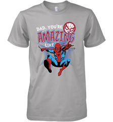 Marvel Spider Man Amazing Dad Father's Day Gifts Men's Premium T-Shirt Men's Premium T-Shirt - amzapparel