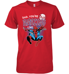Marvel Spider Man Amazing Dad Father's Day Gifts Men's Premium T-Shirt Men's Premium T-Shirt - amzapparel