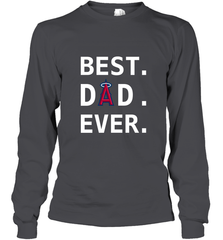 Best Los Angeles Angels Dad Ever Baseball MLB Fathers Day Long Sleeve T-Shirt Long Sleeve T-Shirt - amzapparel