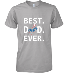 Best Los Angeles Dodgers Dad Ever Baseball MLB Fathers Day Men's Premium T-Shirt Men's Premium T-Shirt - amzapparel