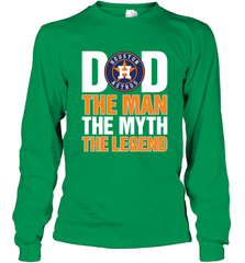 Houston Astros Dad The Man The Myth The Legend Father's Day MLB Long Sleeve T-Shirt Long Sleeve T-Shirt - amzapparel