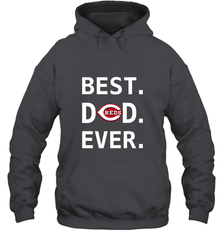 Best Cincinnati Reds Dad Ever Baseball MLB Fathers Day Hooded Sweatshirt Hooded Sweatshirt - amzapparel