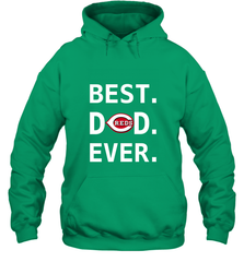 Best Cincinnati Reds Dad Ever Baseball MLB Fathers Day Hooded Sweatshirt Hooded Sweatshirt - amzapparel