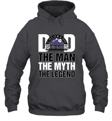 Colorado Rockies Dad The Man The Myth The Legend Father's Day MLB Hooded Sweatshirt Hooded Sweatshirt - amzapparel