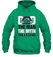 Colorado Rockies Dad The Man The Myth The Legend Father's Day MLB Hooded Sweatshirt Hooded Sweatshirt - amzapparel