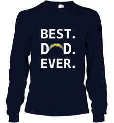 Best Los Angeles Chargers Dad Best Dad Ever NFL Football Fathers Day Long Sleeve T-Shirt