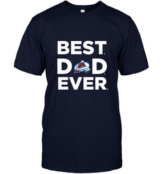 Best Colorado Avalanche Dad Ever Hockey NHL Fathers Day GIft For Daddy Men's T-Shirt