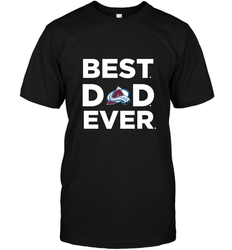 Best Colorado Avalanche Dad Ever Hockey NHL Fathers Day GIft For Daddy Men's T-Shirt
