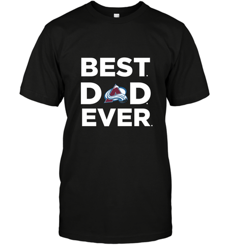 Best Colorado Avalanche Dad Ever Hockey NHL Fathers Day GIft For Daddy Men's T-Shirt