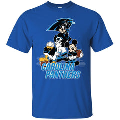 Mickey Mouse Carolina Panthers American Football Nfl Sports Shirt Men Cotton T-Shirt Men Cotton T-Shirt - amzapparel