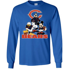 Mickey Mouse Chicago Bears American Football Nfl Sports Shirt Men Long Sleeve Shirt Men Long Sleeve Shirt - amzapparel