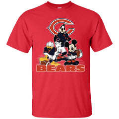 Mickey Mouse Chicago Bears American Football Nfl Sports Shirt Men Cotton T-Shirt Men Cotton T-Shirt - amzapparel