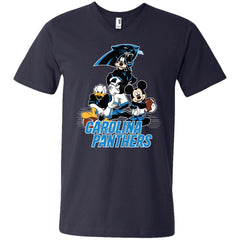 Mickey Mouse Carolina Panthers American Football Nfl Sports Shirt Men V-Neck T-Shirt Men V-Neck T-Shirt - amzapparel