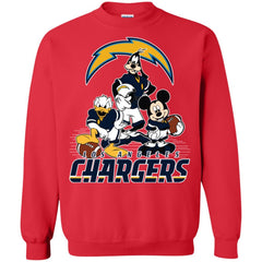 Mickey Mouse Los Angeles Chargers American Football Nfl Sports Shirt Crewneck Pullover Sweatshirt Crewneck Pullover Sweatshirt - amzapparel