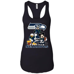 Mickey Mouse Seattle Seahawks American Football Nfl Sports Shirt Women Tank Top Women Tank Top - amzapparel