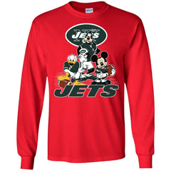 Mickey Mouse New York Jets American Football Nfl Sports Shirt Men Long Sleeve Shirt Men Long Sleeve Shirt - amzapparel