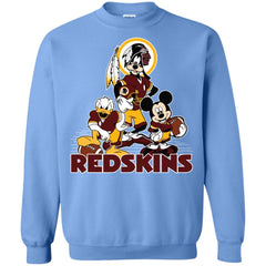 Mickey Mouse Washington Redskins American Football Nfl Sports Shirt Crewneck Pullover Sweatshirt Crewneck Pullover Sweatshirt - amzapparel