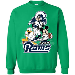 Mickey Mouse Los Angeles Rams American Football Nfl Sports Shirt Crewneck Pullover Sweatshirt Crewneck Pullover Sweatshirt - amzapparel
