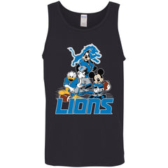 Mickey Mouse Detroit Lions American Football Nfl Sports Shirt Men Cotton Tank Men Cotton Tank - amzapparel
