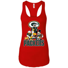 Mickey Mouse Green Bay Packer American Football Nfl Sports Shirt Women Tank Top Women Tank Top - amzapparel