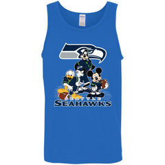 Mickey Mouse Seattle Seahawks American Football Nfl Sports Shirt Men Cotton Tank Men Cotton Tank - amzapparel