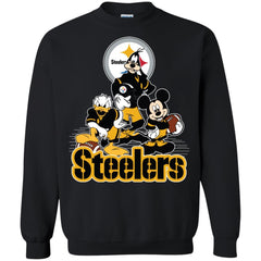 Mickey Mouse Pittsburgh Steelers American Football Nfl Sports Shirt Crewneck Pullover Sweatshirt Crewneck Pullover Sweatshirt - amzapparel