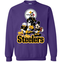 Mickey Mouse Pittsburgh Steelers American Football Nfl Sports Shirt Crewneck Pullover Sweatshirt Crewneck Pullover Sweatshirt - amzapparel