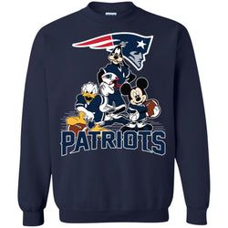Mickey Mouse New England Patriots American Football Nfl Sports Shirt Crewneck Pullover Sweatshirt