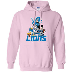 Mickey Mouse Detroit Lions American Football Nfl Sports Shirt Pullover Hoodie Sweatshirt Pullover Hoodie Sweatshirt - amzapparel