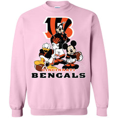 Mickey Mouse Cincinnati Bengals American Football Nfl Sports Shirt Crewneck Pullover Sweatshirt Crewneck Pullover Sweatshirt - amzapparel
