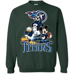 Mickey Mouse Tennessee Titans American Football Nfl Sports Shirt Crewneck Pullover Sweatshirt Crewneck Pullover Sweatshirt - amzapparel