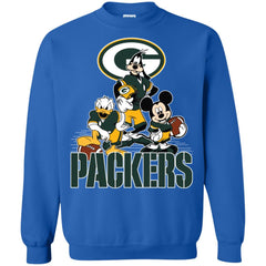 Mickey Mouse Green Bay Packer American Football Nfl Sports Shirt Crewneck Pullover Sweatshirt Crewneck Pullover Sweatshirt - amzapparel