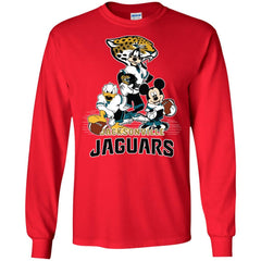 Mickey Mouse Jacksonville Jaguar American Football Nfl Sports Shirt Men Long Sleeve Shirt Men Long Sleeve Shirt - amzapparel