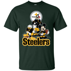 Mickey Mouse Pittsburgh Steelers American Football Nfl Sports Shirt Men Cotton T-Shirt Men Cotton T-Shirt - amzapparel