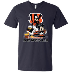 Mickey Mouse Cincinnati Bengals American Football Nfl Sports Shirt Men V-Neck T-Shirt Men V-Neck T-Shirt - amzapparel
