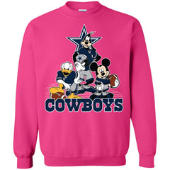 Mickey Mouse Dallas Cowboys American Football Nfl Sports Shirt Crewneck Pullover Sweatshirt Crewneck Pullover Sweatshirt - amzapparel