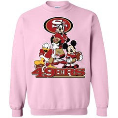 Mickey Mouse San Francisco 49ers American Football Nfl Sports Shirt Crewneck Pullover Sweatshirt Crewneck Pullover Sweatshirt - amzapparel