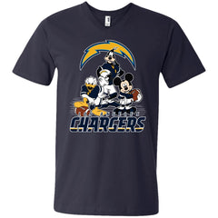 Mickey Mouse Los Angeles Chargers American Football Nfl Sports Shirt Men V-Neck T-Shirt Men V-Neck T-Shirt - amzapparel