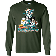 Mickey Mouse Miami Dolphins American Football Nfl Sports Shirt Men Long Sleeve Shirt Men Long Sleeve Shirt - amzapparel
