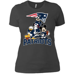 Mickey Mouse New England Patriots American Football Nfl Sports Shirt Women Cotton T-Shirt Women Cotton T-Shirt - amzapparel