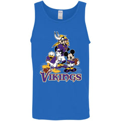 Mickey Mouse Minnesota Vikings American Football Nfl Sports Shirt Men Cotton Tank Men Cotton Tank - amzapparel