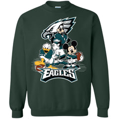 Mickey Mouse Philadelphia Eagle American Football Nfl Sports Shirt Crewneck Pullover Sweatshirt Crewneck Pullover Sweatshirt - amzapparel