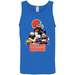 Mickey Mouse Cleveland Browns American Football Nfl Sports Shirt Men Cotton Tank Men Cotton Tank - amzapparel
