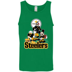 Mickey Mouse Pittsburgh Steelers American Football Nfl Sports Shirt Men Cotton Tank Men Cotton Tank - amzapparel
